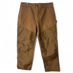 Carhartt Mens Vintage B186 Dungaree Fit Double Front Duck Hunting Pants Sz 36x30
